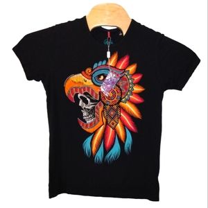 AY Guey! The Hawk Warrior NWT Short‎ Sleeve Tee size Small
